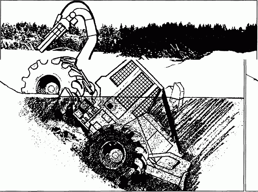 skidder drawing